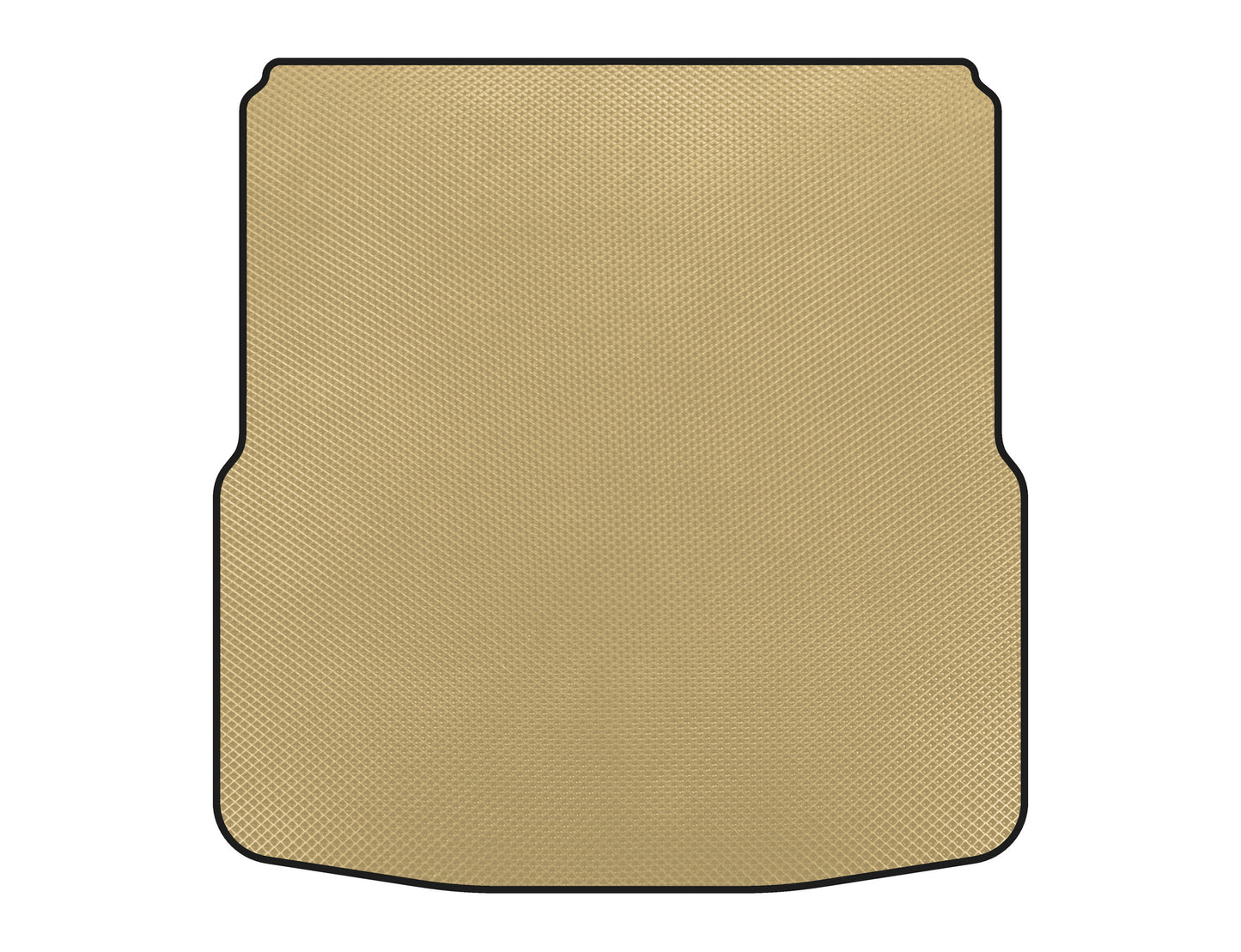 Trunk mat (double floor, SW, Beige) for Skoda Superb 2009-2015 - image 1