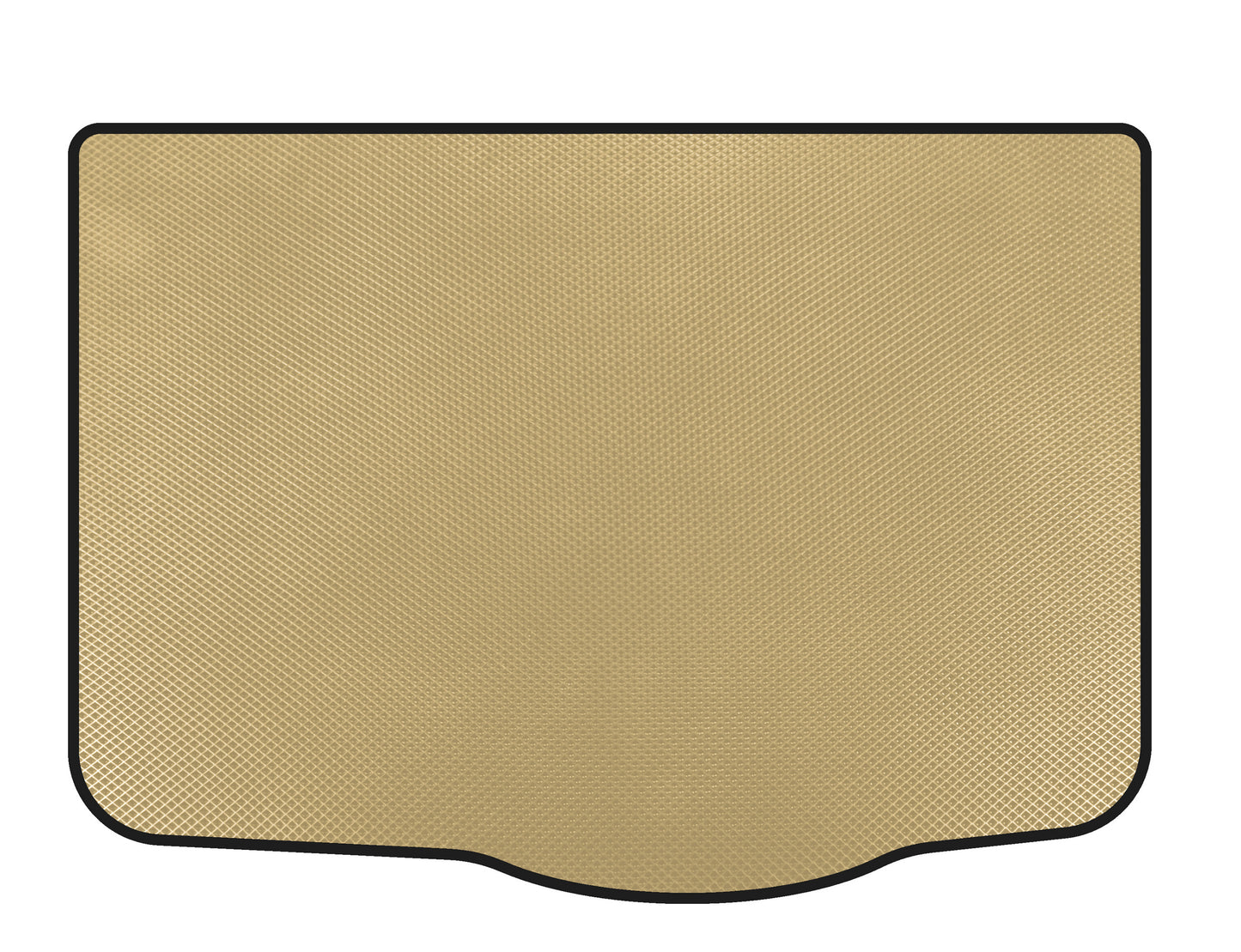 EVA Trunk Mat (2011-2018, HB, 3-Door, Beige) for Fiat Punto Grande/EVO 2006-2018 - image 1