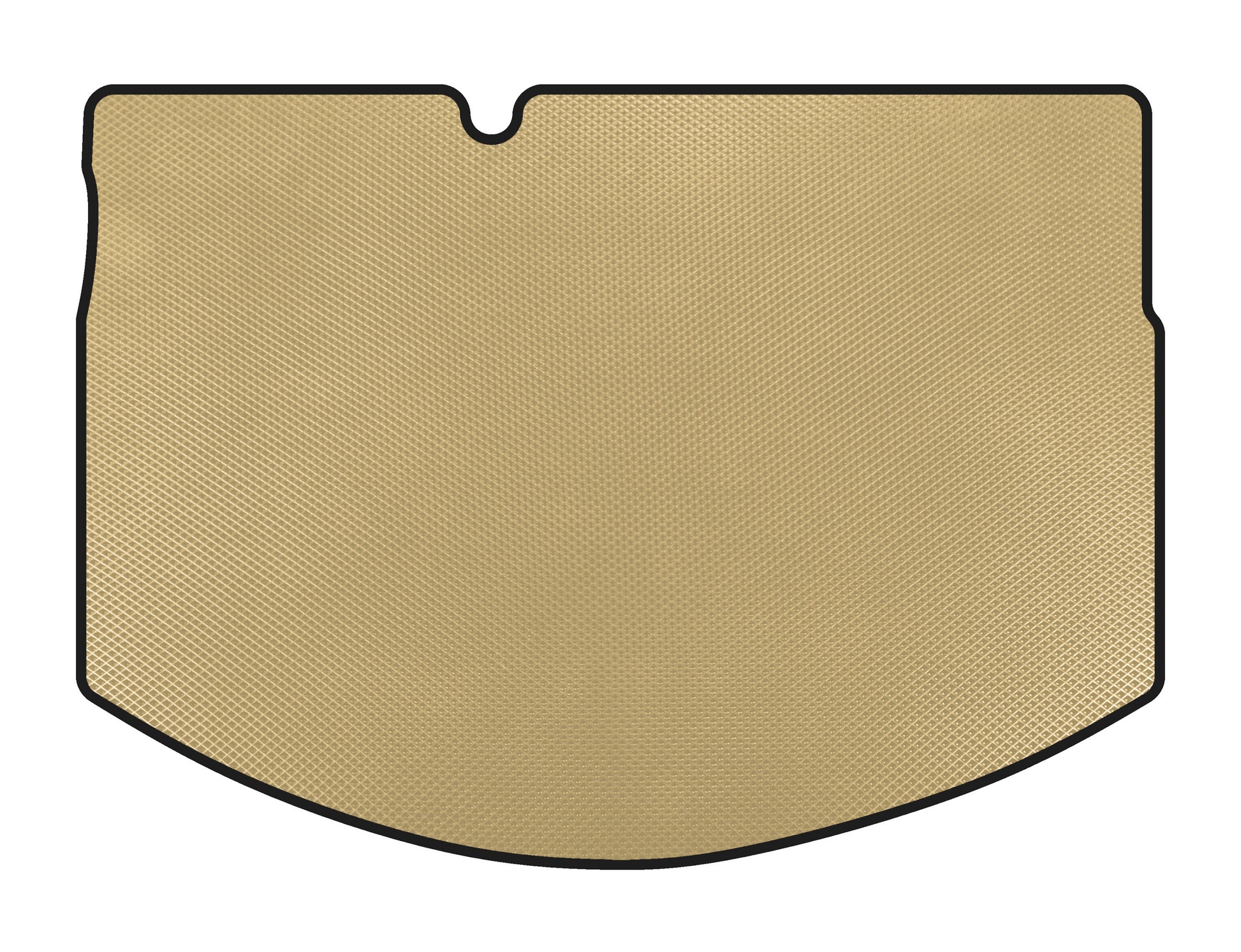 EVA Trunk Mat (HB, Beige) for Citroen C-3 2009-2016 - image 1