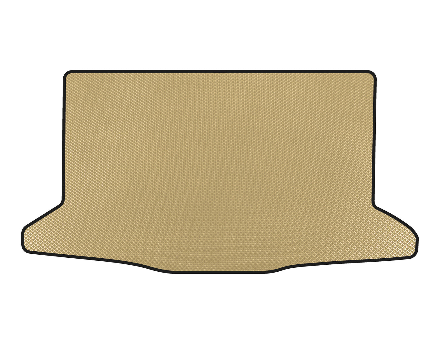 EVA trunk mat (HB, Beige) for Fiat Sedici 2006↗ - image 1