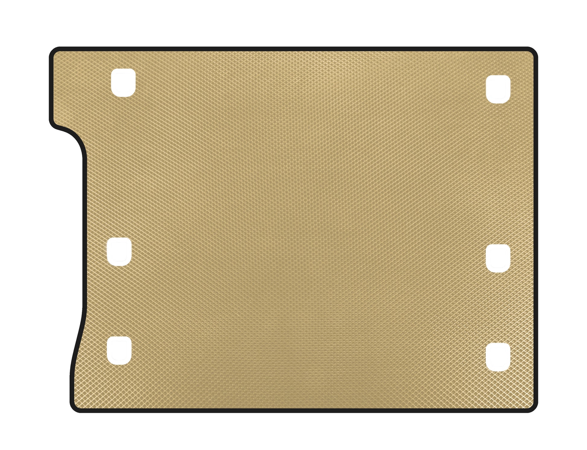 Trunk Mat EVA (Rubicon Unlimited/5-Door, Beige) for Jeep Wrangler 2018- - image 1