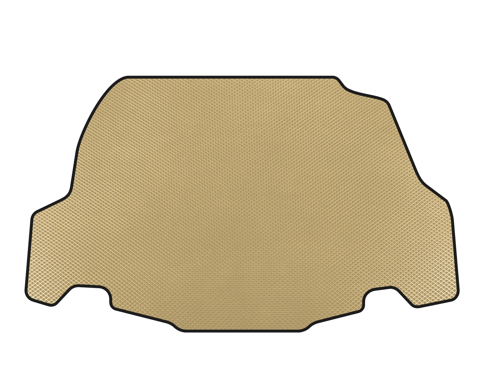 EVA Trunk Mat (2009-2014, GT, Convertible, Beige) for Ford Mustang 2005-2014 - image 1