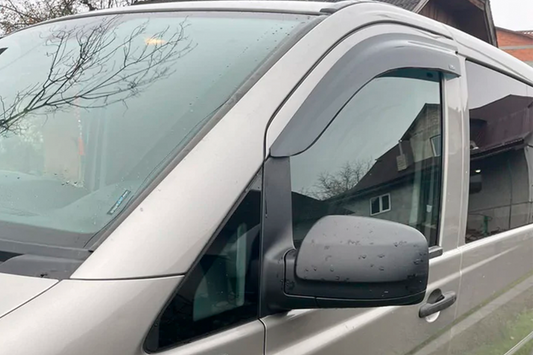 Window Deflectors (2 pcs, HIC) for Mercedes Vito W639 2004-2014 - image 1