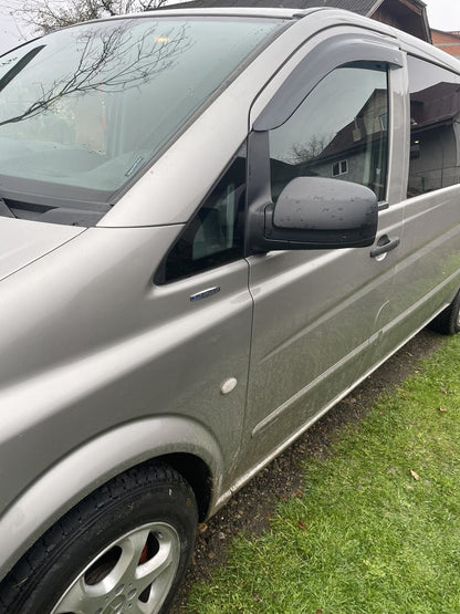 Window Deflectors (2 pcs, HIC) for Mercedes Viano 2004-2014 - image 4