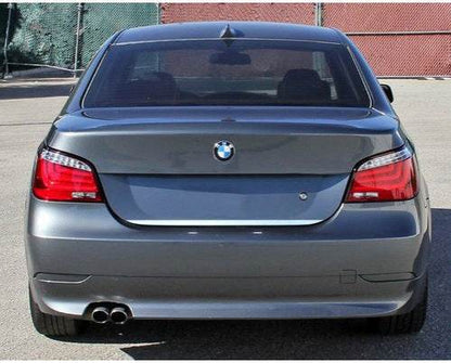 The edge of the trunk (stainless) for BMW 5 series E-60/61 2003-2010 - Reelken Auto