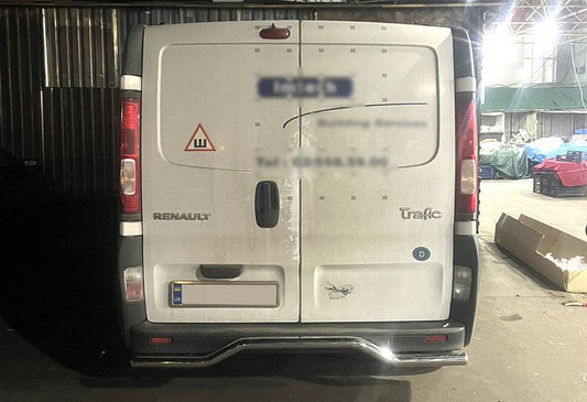 Back protection AK006 (stainless) for Renault Trafic 2001-2015 - Reelken Auto