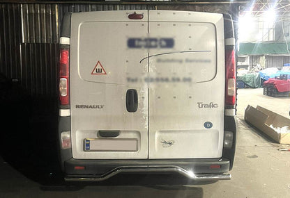 Back protection AK006 (stainless) for Opel Vivaro 2001-2015 - Reelken Auto