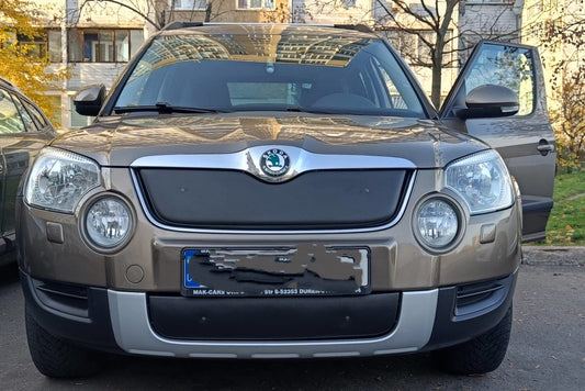 Winter cover on the grille (top, 2009-2013) for Skoda Yeti 2009-2017 - image 2