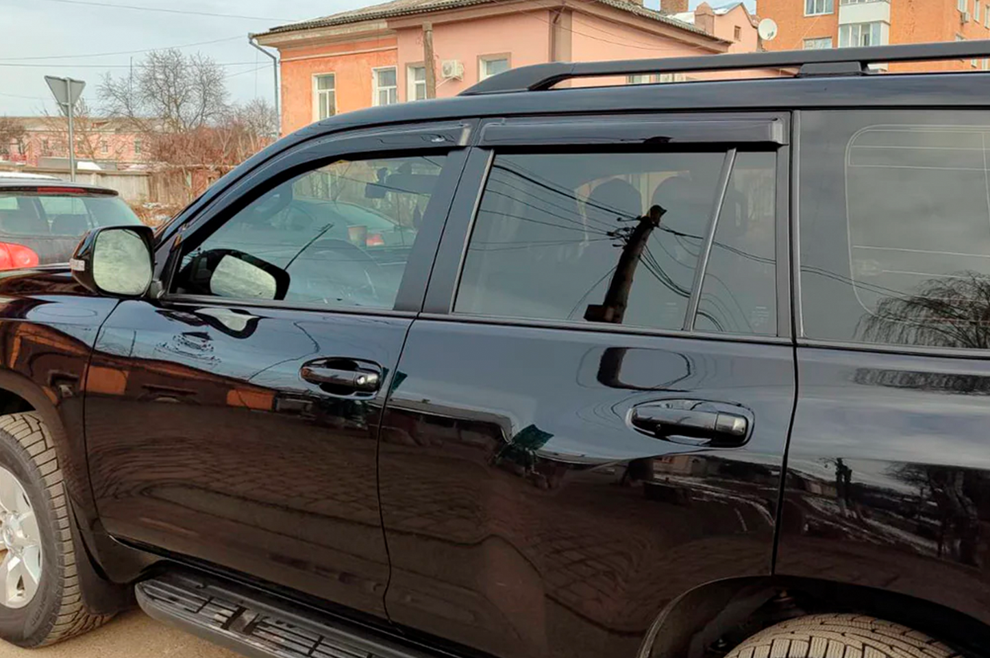 Window Deflectors 8 cm (4 pcs, HIC) for Lexus GX460 2009-2023 - image 1