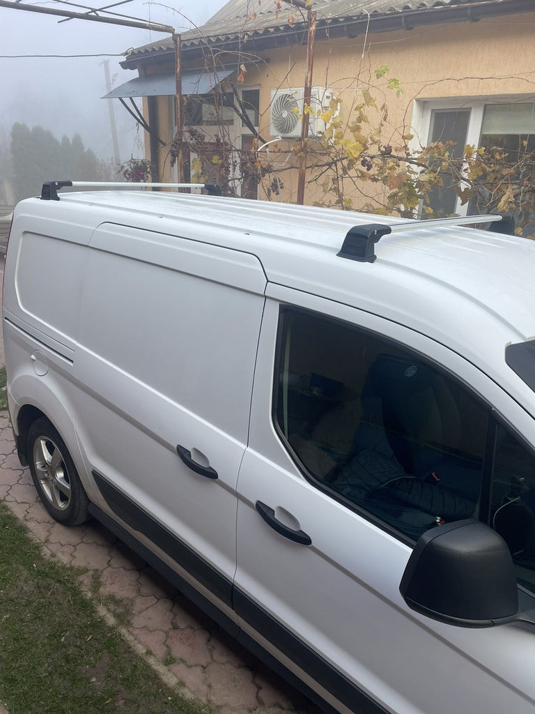 Roof bars for original mounting points lockable (2 pcs) for Ford Courier 2014-2023 - image 6