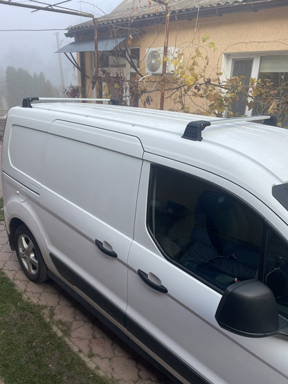 Roof bars for original mounting points lockable (2 pcs) for Ford Courier 2014-2023 - image 6