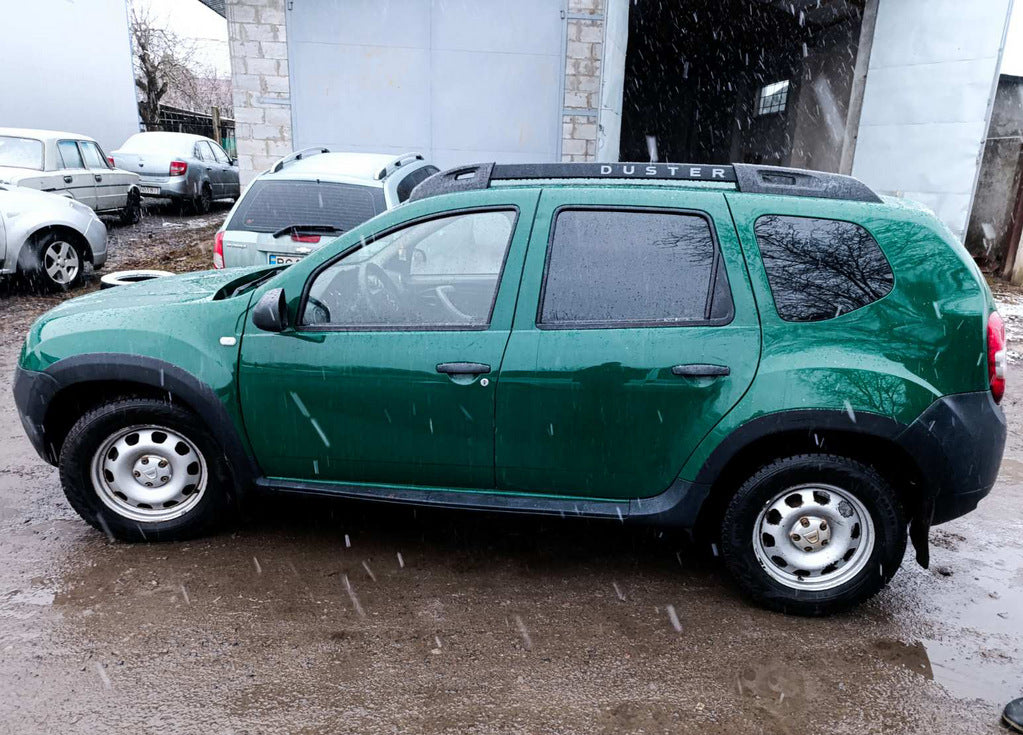 Fender flares (4 pcs, black ABS) for Dacia Duster 2008-2018 - image 1