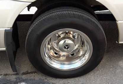 Stainless Steel Wheel Covers Exclusive V1 (2-piece, 4 pcs) for Mercedes Sprinter W906 2006-2018 - image 4