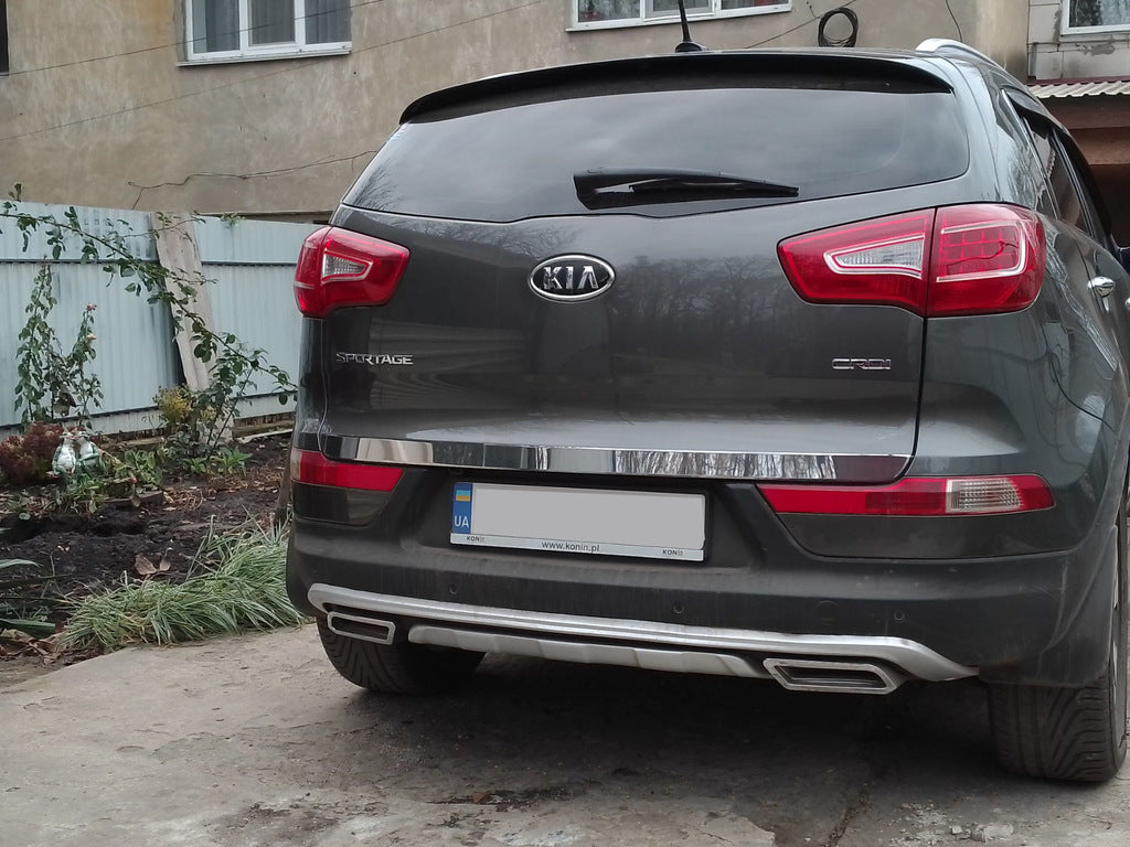 Trunk trim stainless steel for Kia Sportage 2010-2015 - image 5