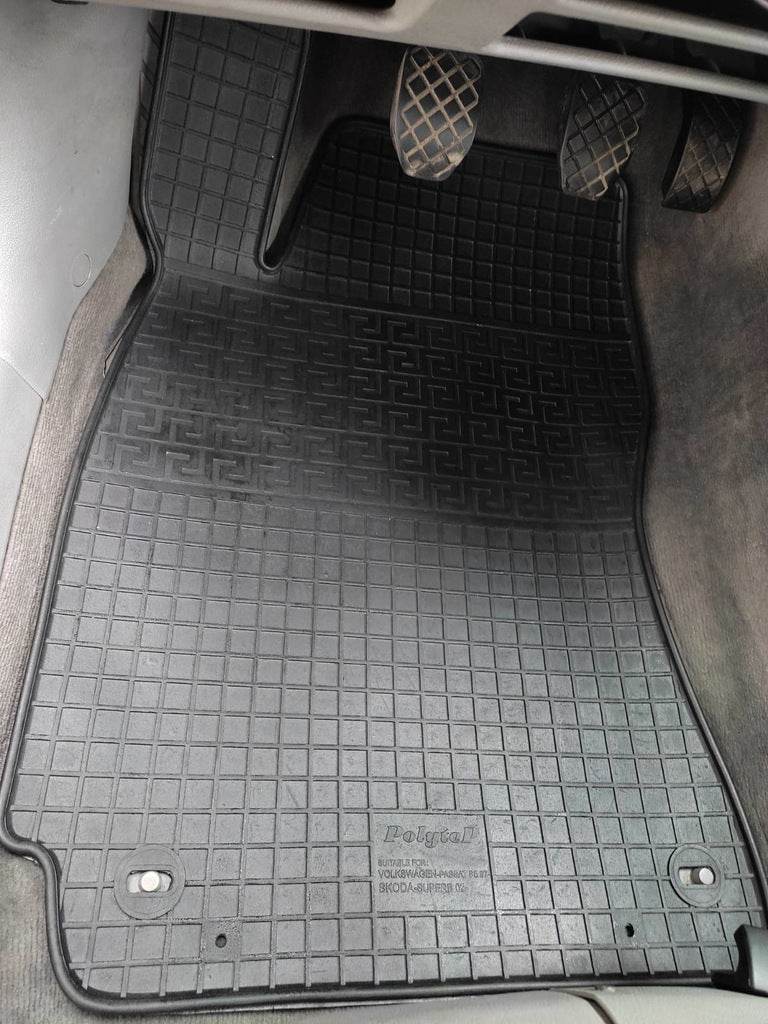 Rubber mats (4 pieces, Polytep) for Volkswagen Passat B5 1997-2005 - Reelken Auto