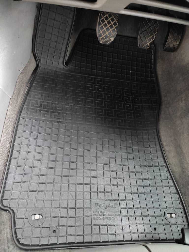 Rubber Floor Mats (4 pcs, Polytep) for Volkswagen Passat B5 1997-2005 - image 1