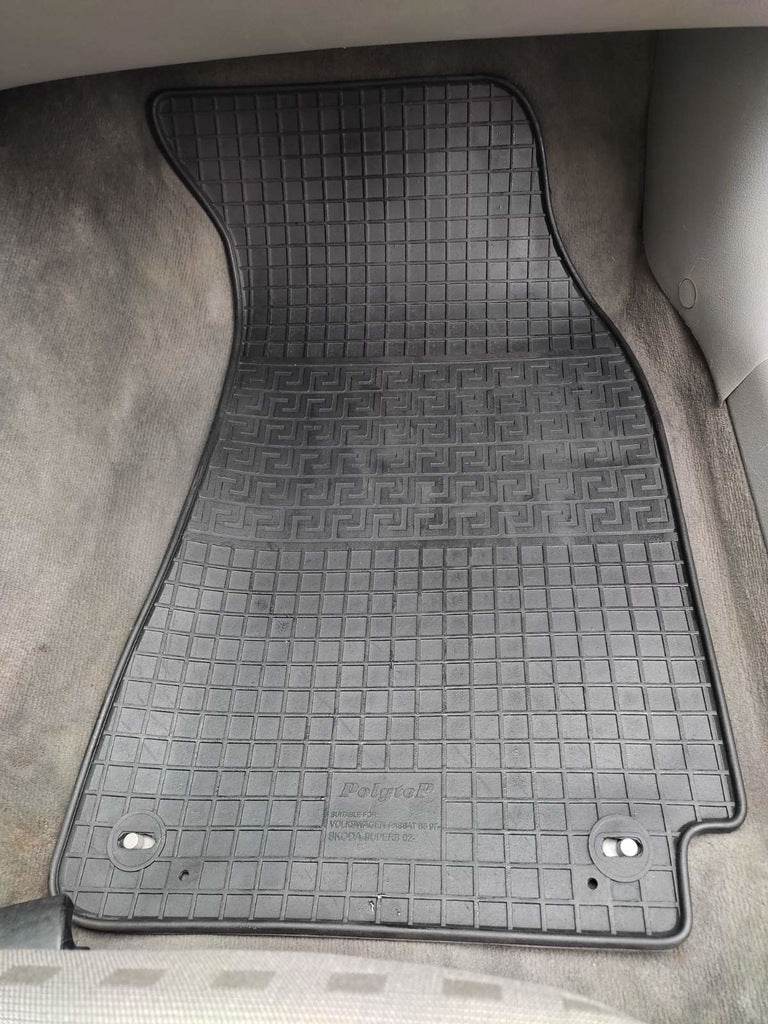 Rubber mats (4 pieces, Polytep) for Volkswagen Passat B5 1997-2005 - Reelken Auto
