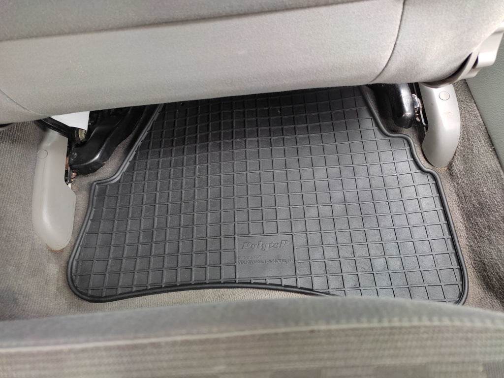 Rubber mats (4 pieces, Polytep) for Volkswagen Passat B5 1997-2005 - Reelken Auto
