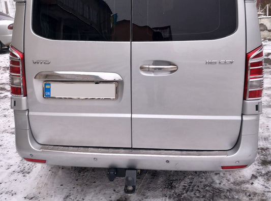 Chrome Tail Light Covers (2 pcs, plastic) for Mercedes Vito/V-class W447 2014- - image 1