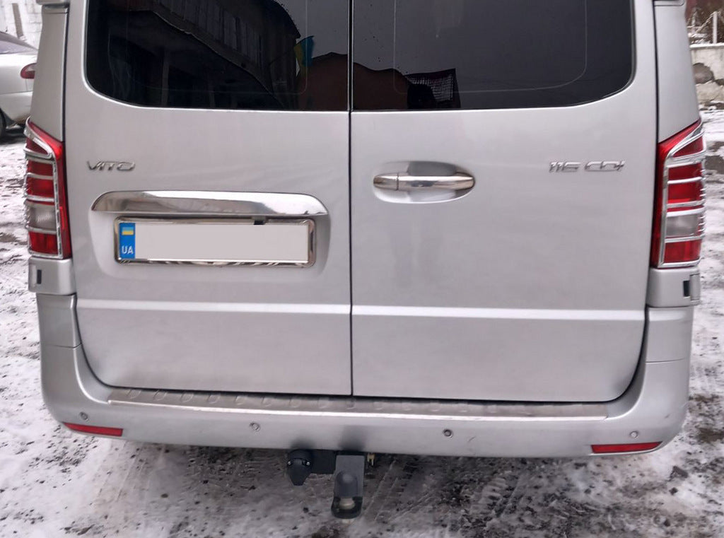 Chrome Tail Light Covers (2 pcs, plastic) for Mercedes Vito/V-class W447 2014- - image 1
