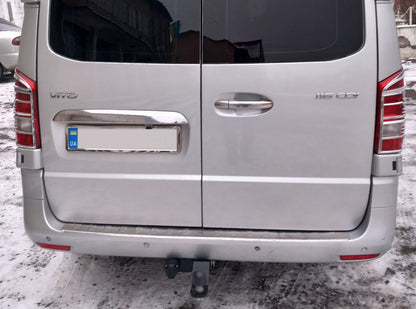 Chrome Tail Light Covers (2 pcs, plastic) for Mercedes Vito/V-class W447 2014- - image 1