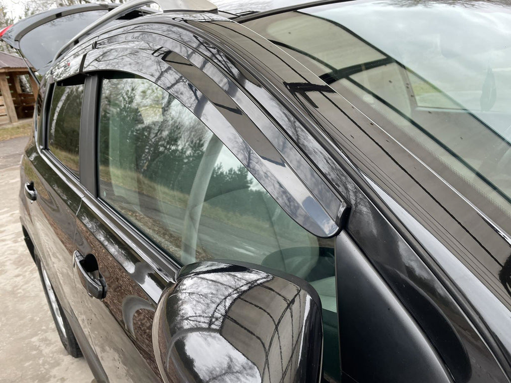 Window Deflectors (4 pcs, Sunplex Sport) for Nissan Qashqai 2007-2010 - image 2