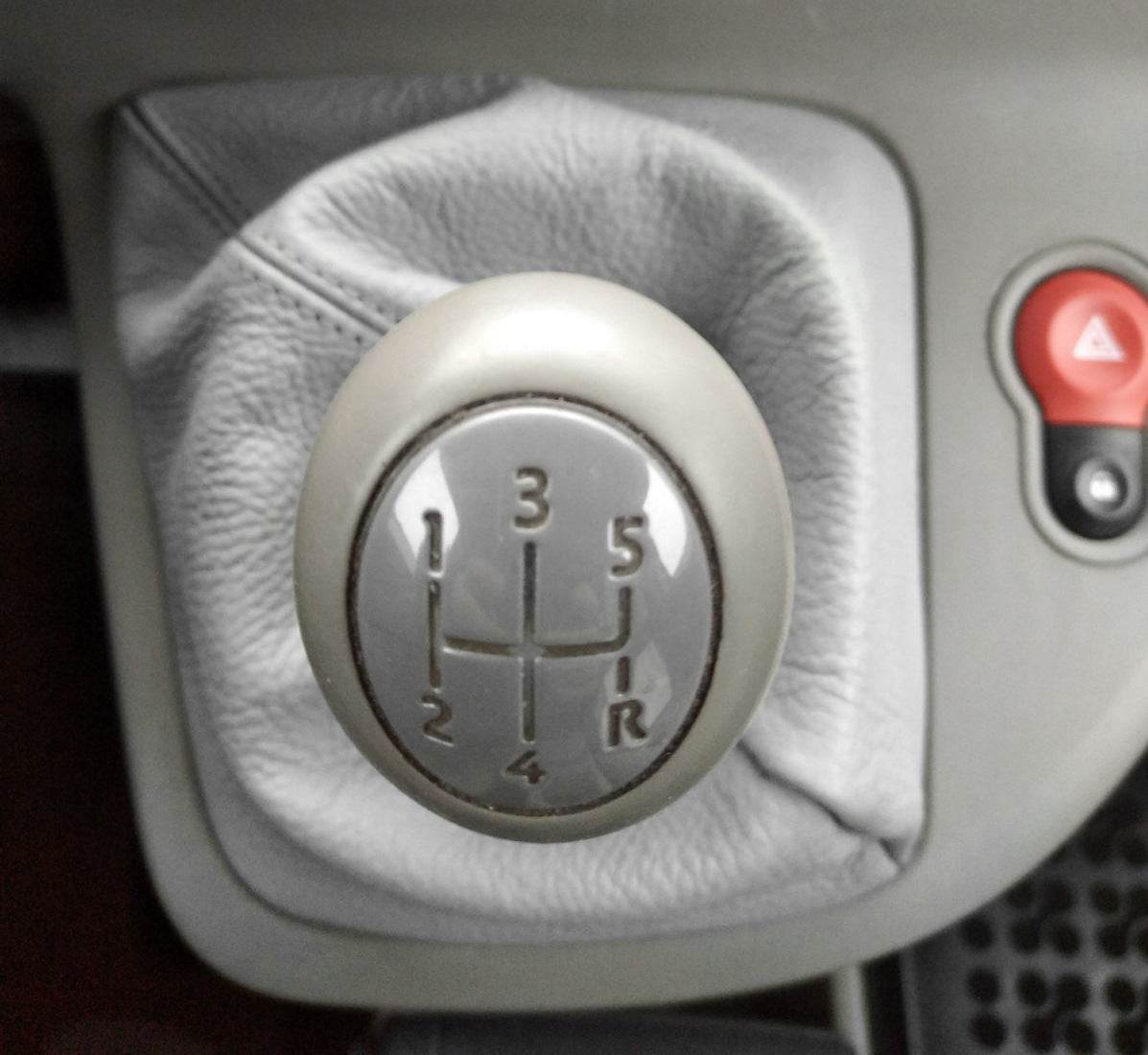 Gearbox cover (leather) (gray) for Renault Kangoo 2008-2020 - Reelken Auto