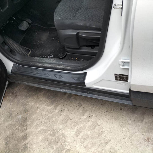 Door sills EuroCap (4 pcs, ABS) for Opel Crossland X - Reelken Auto
