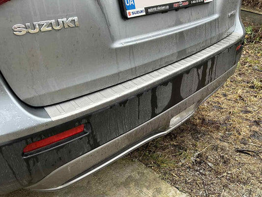Cover on the rear bumper Carmos (stainless steel)  for Suzuki Vitara 2015↗ - image 1