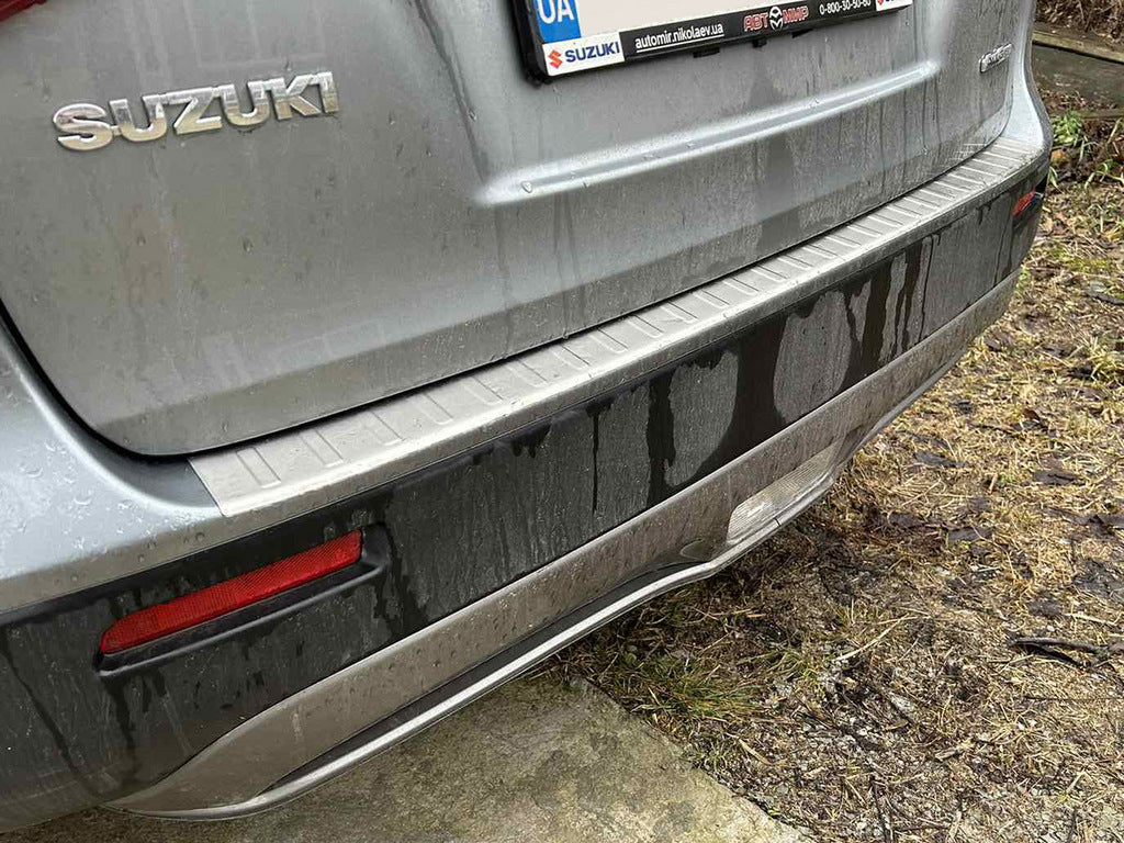 Rear Bumper Protector Carmos Stainless Steel for Suzuki Vitara 2015- - image 1