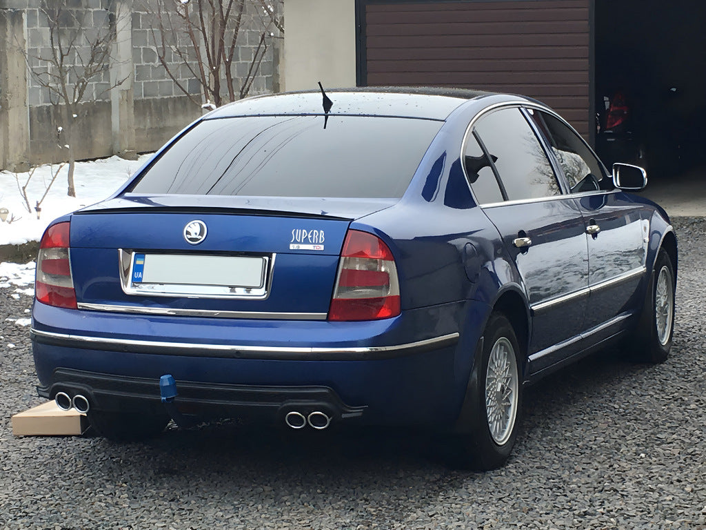 Universal Rear Diffuser DPT V-9 (ABS) (matte black) - image 2