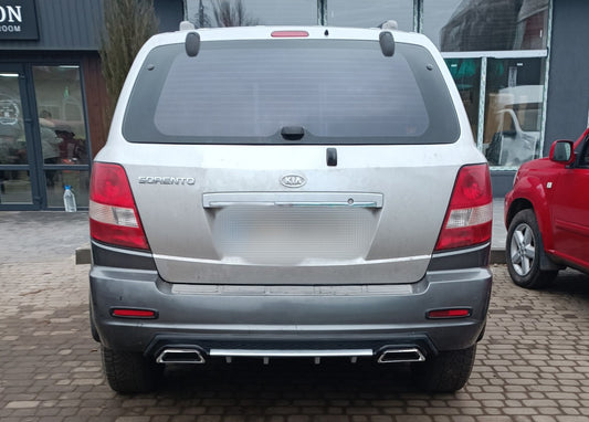 DPT V-2 Universal Rear Diffuser (ABS) (Gloss Black) - image 2