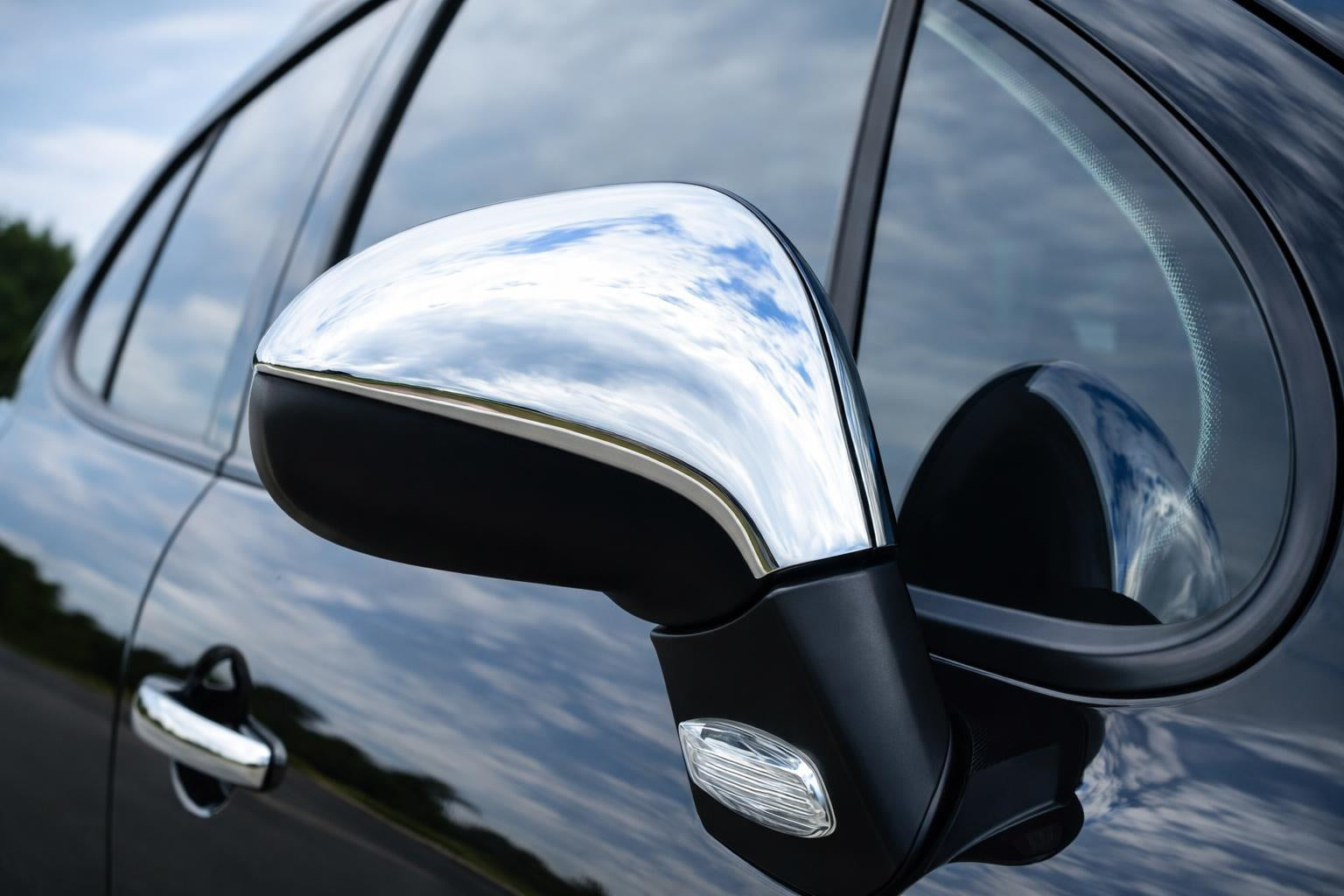 Chrome Mirror Covers (2 pcs) for Peugeot 207 2006-2014 - image 1