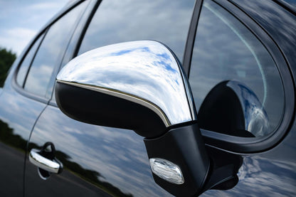 Chrome Mirror Covers (2 pcs) for Peugeot 207 2006-2014 - image 1