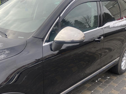 Mirror Covers (2 pcs, Stainless Steel) for Volkswagen Touareg 2010-2018 - image 3