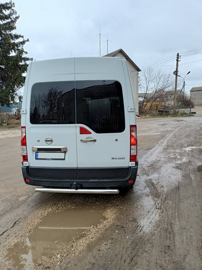 Stainless steel trim above license plate for Opel Movano 2010-2021 - image 7