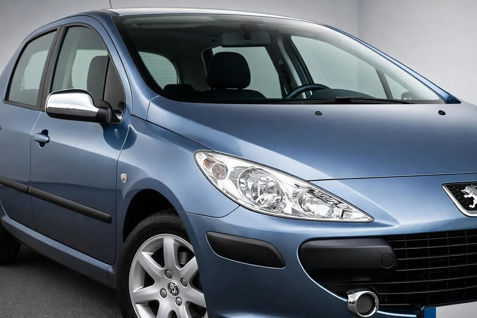 Mirror Covers (2 pcs, Plastic) for Peugeot 307 2001-2008 - image 1