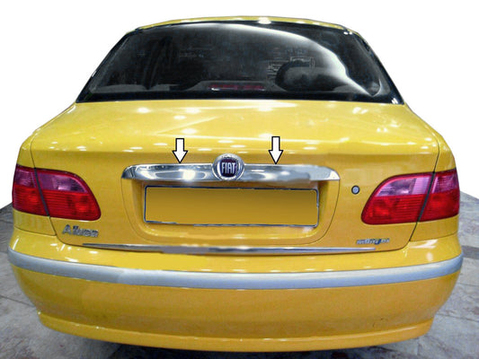 Chrome trim above license plate (stainless steel) for Fiat Albea 2002-2012 - image 1