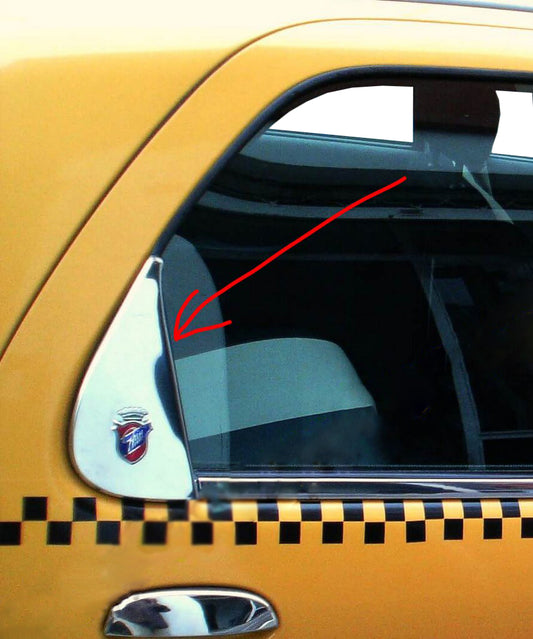 Chrome Triangle Window Trim (Stainless Steel) for Fiat Albea 2002-2012 - image 1