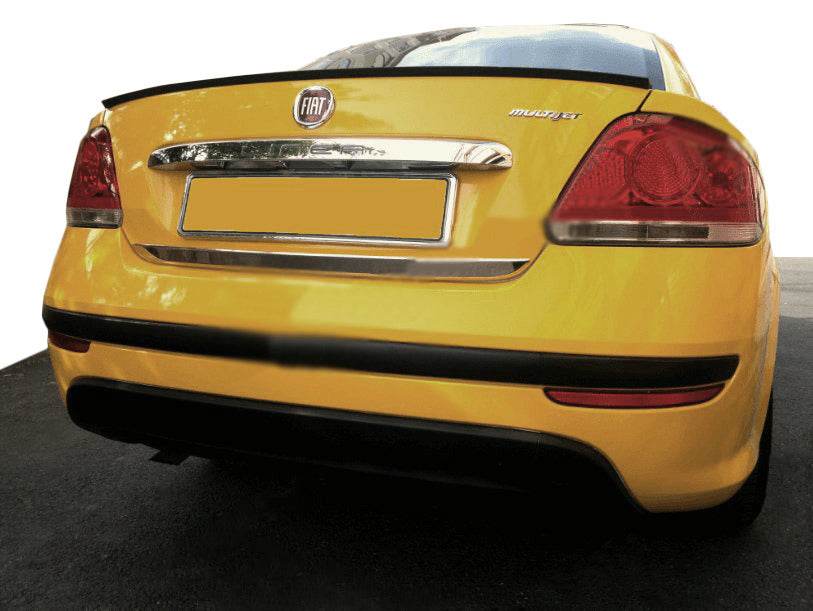 The edge of the trunk (stainless steel). for Fiat Linea 2006-2018 - Reelken Auto