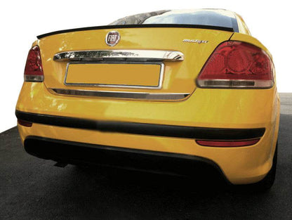 The edge of the trunk (stainless steel). for Fiat Linea 2006-2018 - Reelken Auto