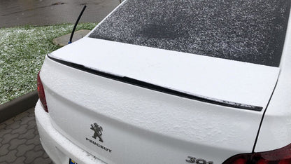 Lip Spoiler (Sunplex, black) (118.5cm x 5.5cm) for Peugeot 301 2012- - image 6