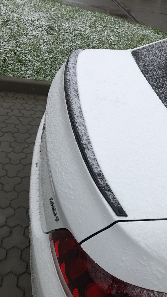 Lip Spoiler (Sunplex, black) (118.5cm x 5.5cm) for Peugeot 301 2012- - image 7