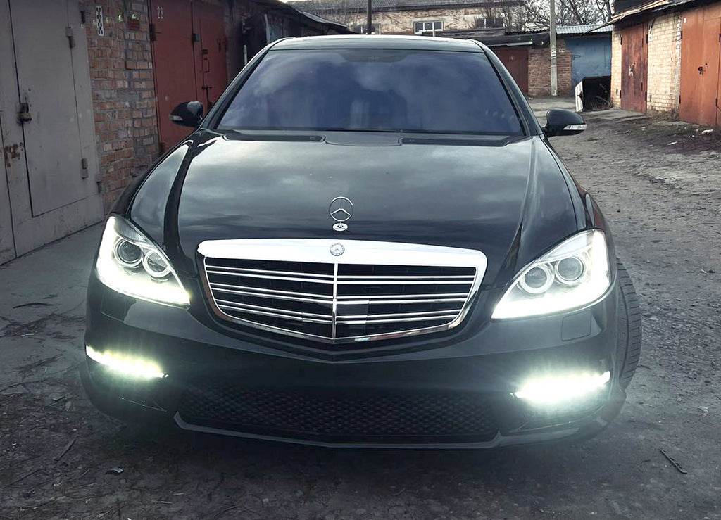 Front bumper in assembled form AMG S65 for Mercedes S-class W221 - Reelken Auto