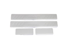 Door Sill Protectors OmsaLine (4 pcs, stainless steel) for Chevrolet Aveo T300 2011-2020 - image 1