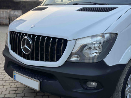 Front Grille GT Panamericana Chrome (2013-2018) for Mercedes Sprinter W906 2006-2018 - image 1