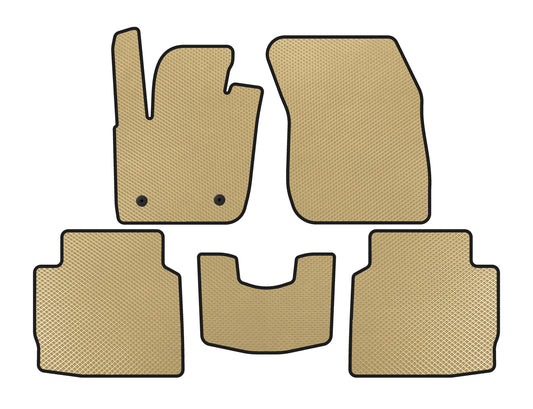 EVA Floor Mats (2016-2020, SD, Beige) for Lincoln MKZ 2012-2020 - image 1