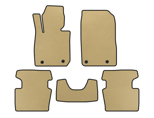 EVA floor mats (2018+, Beige) for Mazda CX-3 2015↗ - image 1