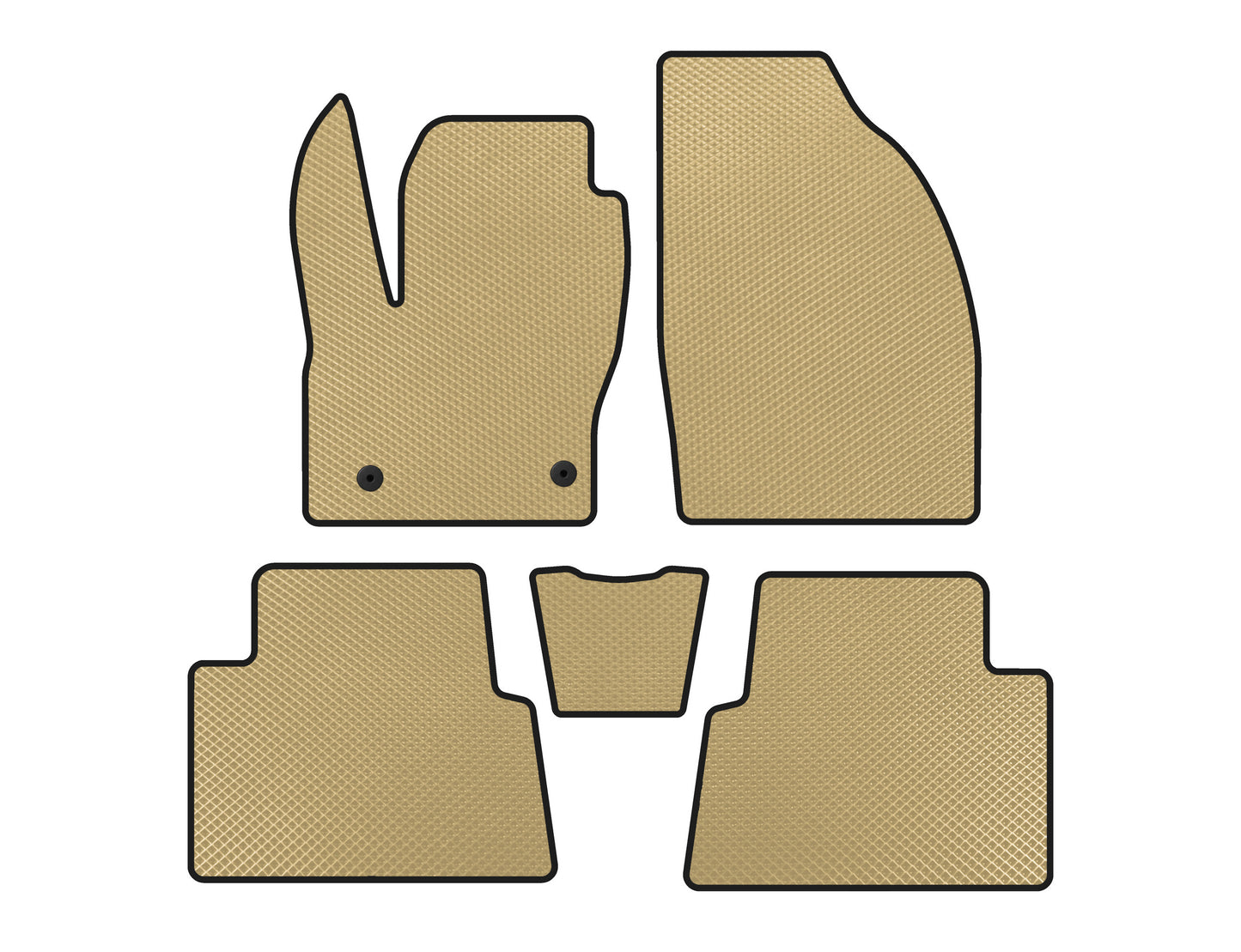 EVA Floor Mats (Beige) for Ford Kuga 2008-2013 - image 1