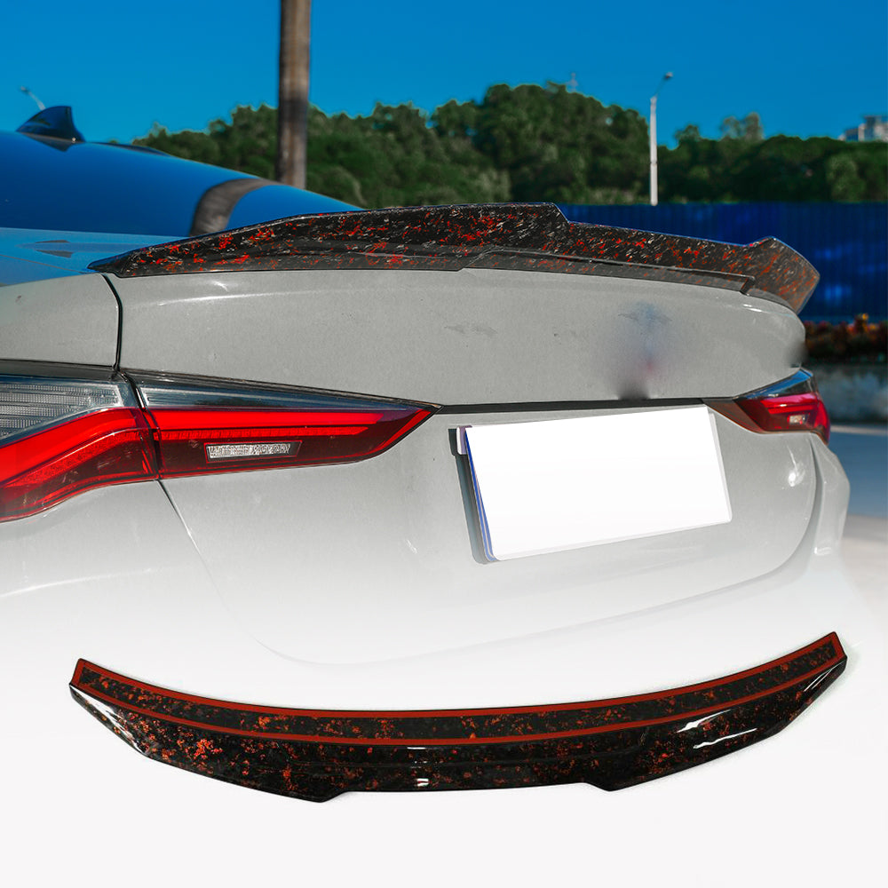 Rear Trunk Spoiler Carbon Fiber V3 (Coupe) for BMW 4 series G22/23/26 2020- - image 11